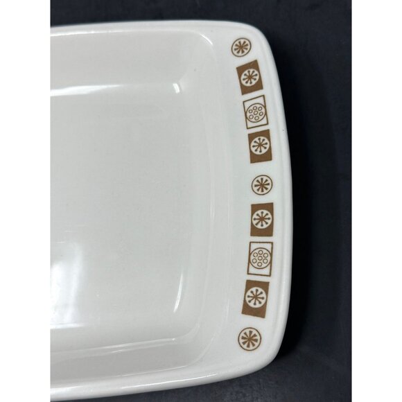 Vtg 1970s MARK BUFFALO CHINA OAKBROOKE Restaurant Ware Rectangular Serving Tray - Picture 11 of 13